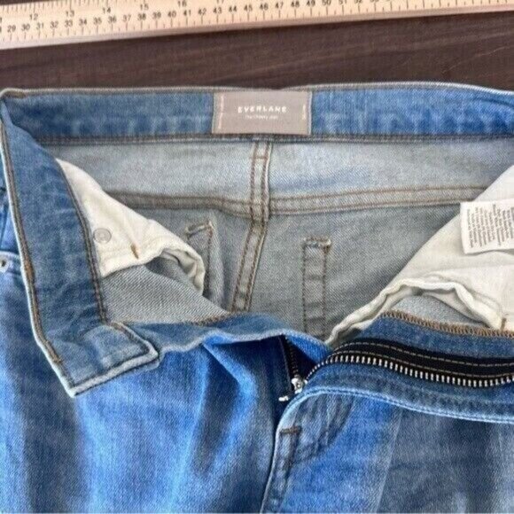 Everlane the cheeky jean light wash Size 24 Pre-owned - Picture 10 of 14